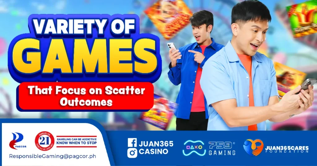variety of games that focus on scatter outcomes